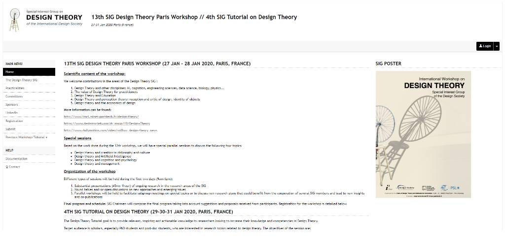 Design Theory Workshops